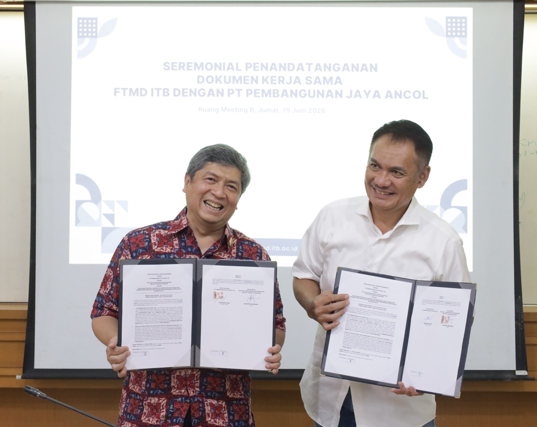 Penandatanganan Kerjasama PT Pembangunan Jaya Ancol Tbk dengan Fakultas Teknik Mesin dan Dirgantara – Institut Teknologi Bandung (FTMD ITB)